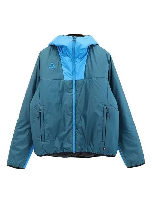 Куртка lab acg primaloft hooded jacket 'midnight turq impblu black' Nike — изображение 1 из 4, черный