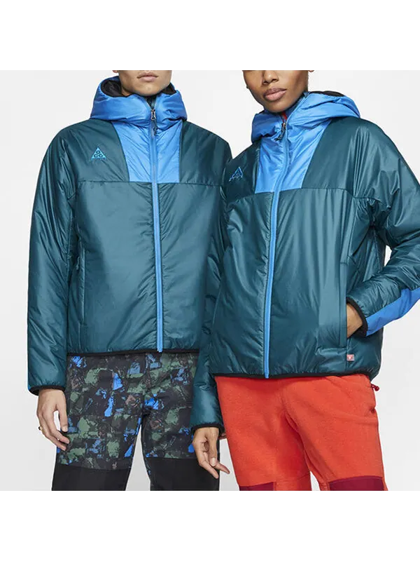 Куртка lab acg primaloft hooded jacket 'midnight turq impblu black' Nike — изображение 4 из 4, черный