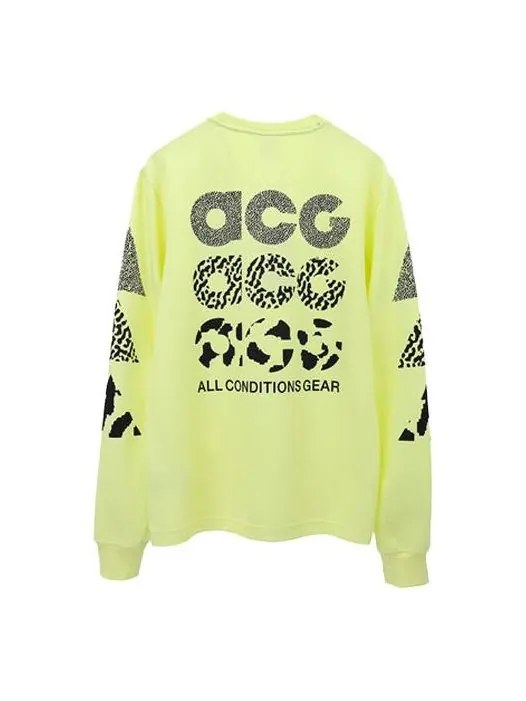 Топ Nike Lab ACG Long-Sleeve Top — изображение 1 из 5, желтый