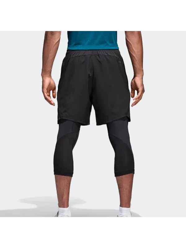 Шорты 4krft sho cc wv тренировочные спортивные шорты мужские Adidas — изображение 4 из 4, черный
