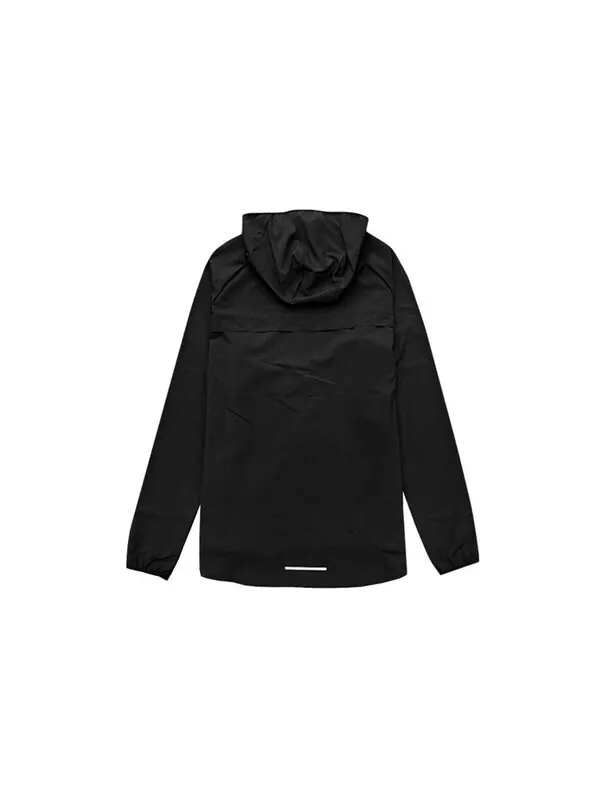 Куртка quick-drying sports windbreaker hooded jacket 'black' Nike — изображение 2 из 4, черный