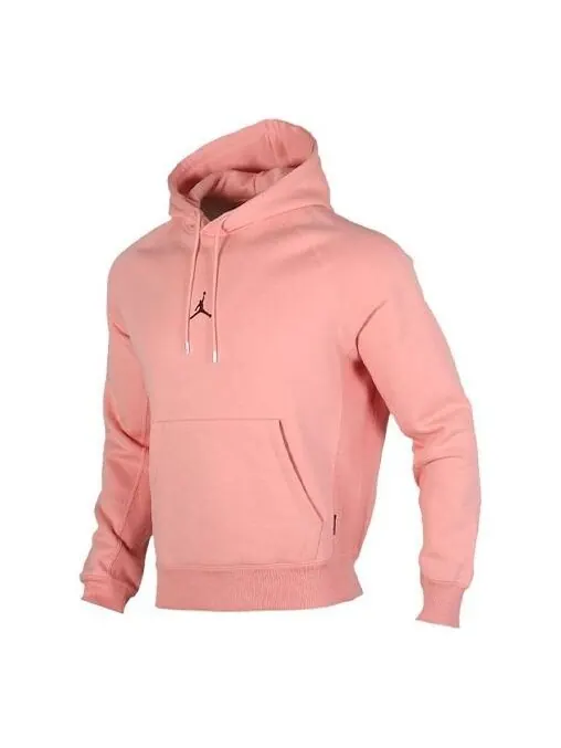 Толстовка Air Jordan Athleisure Casual Sports Logo Fleece Lined Pink — изображение 1 из 2, розовый