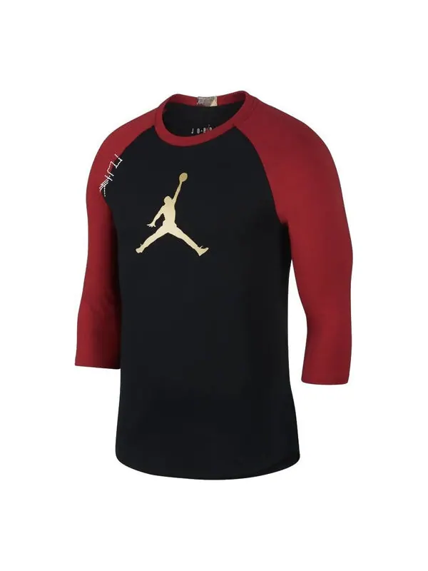 Футболка cny рукав три четверти Air Jordan — изображение 1 из 2, черный/красный