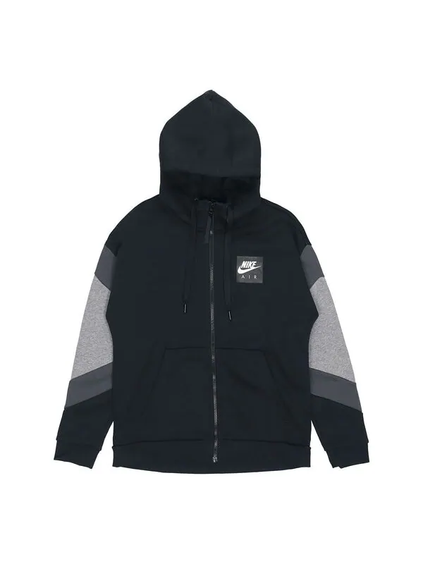 Куртка Nike Air Hood Fz Flc Logo Jacket Men s Black — изображение 1 из 2, черный