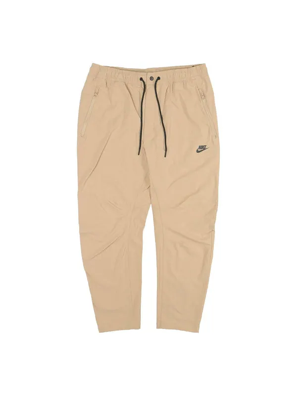 Брюки small logo pattern woven athleisure casual sports long pants khaki Nike — изображение 1 из 4, хаки