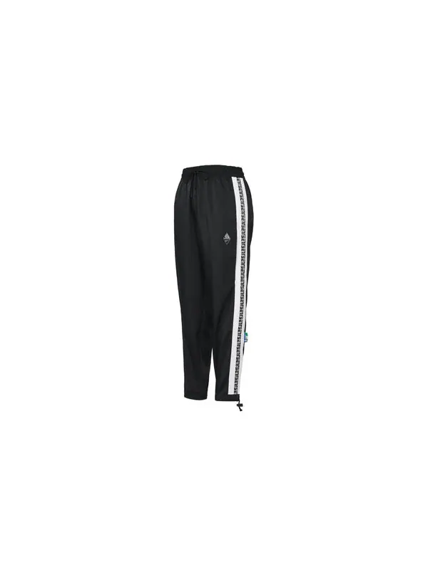 Брюки giannis casual loose sports long pants 'black' Nike — изображение 2 из 4, черный