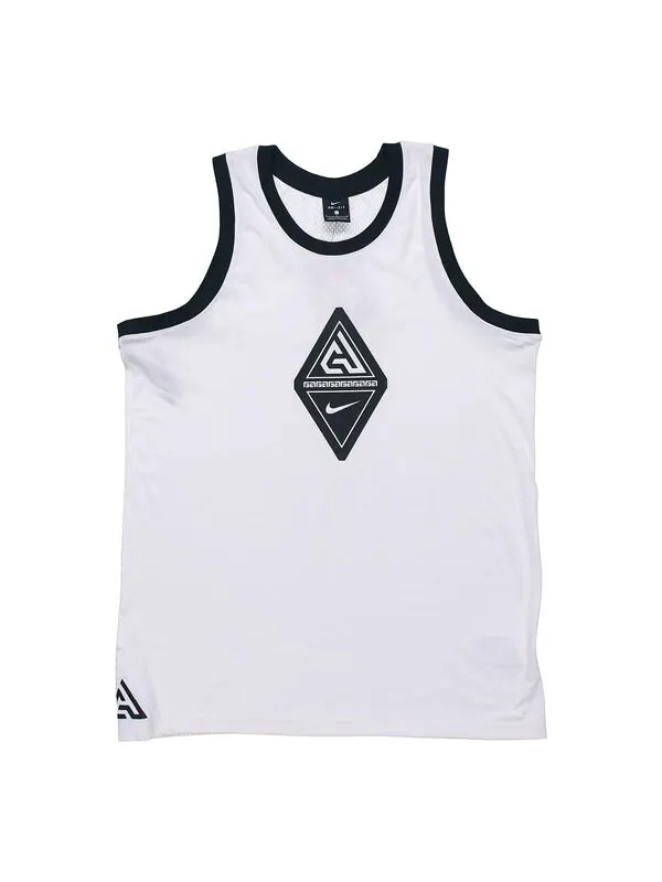 Жилет giannis alphabet basketball sleeveless vest 'white' Nike — изображение 1 из 4, белый
