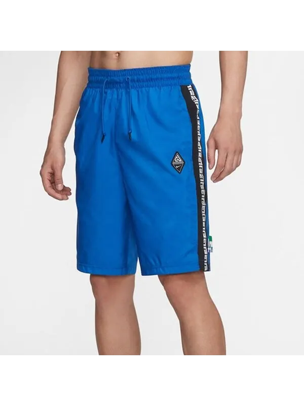 Шорты giannis alphabet basketball sports training shorts 'blue' Nike — изображение 3 из 4, синий