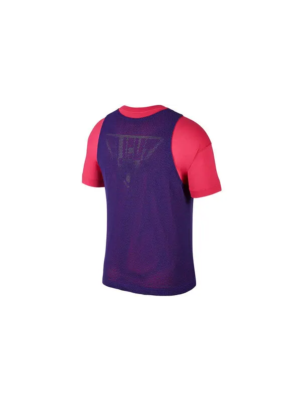 Футболка Air Jordan Basketball Training Net Male Purple — изображение 2 из 2, фиолетовый