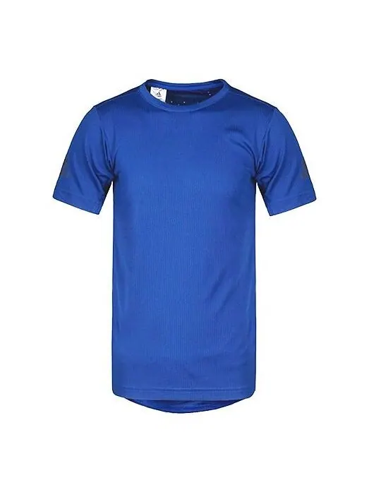 Футболка sports round neck short sleeve 'bright blue' Adidas — изображение 1 из 4, синий