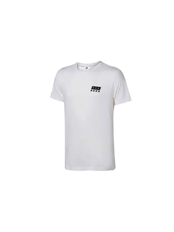 Футболка dfb german football association 18/19 t-shirt 'white' Adidas — изображение 2 из 4, белый/черный