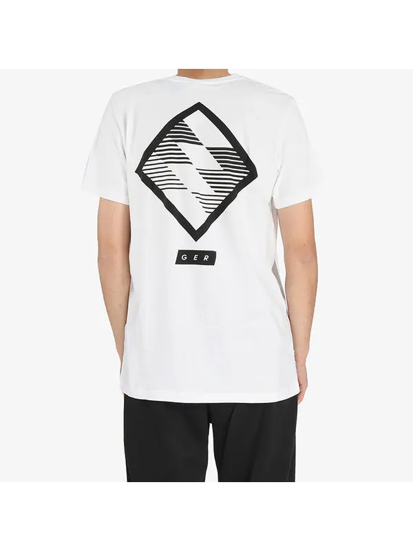 Футболка dfb german football association 18/19 t-shirt 'white' Adidas — изображение 4 из 4, белый/черный