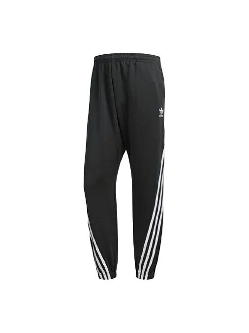 Спортивные штаны adidas originals Bundle Feet Running Sports Pants Black — изображение 1 из 4, черный