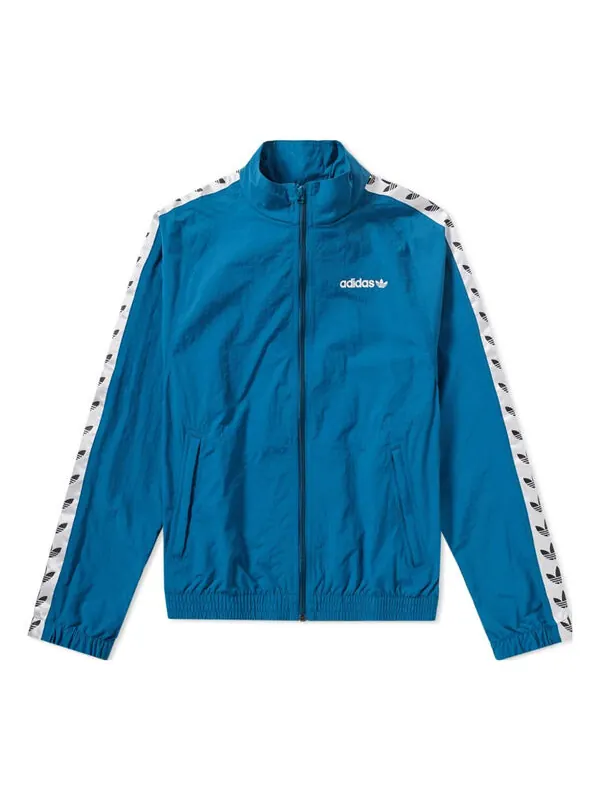 Куртка adidas Originals Vintage Track Jacket With Taped Side Stripe 'Blue' — изображение 1 из 4, синий