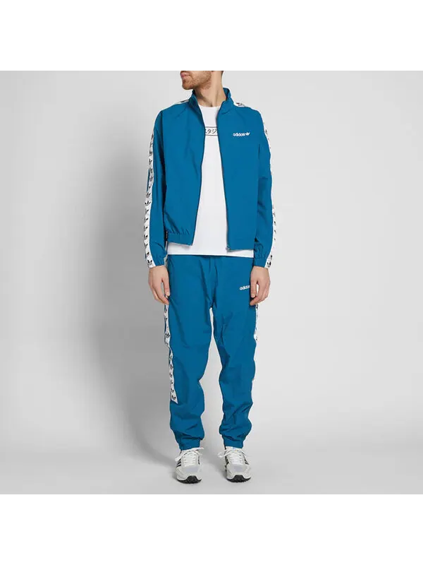 Куртка adidas Originals Vintage Track Jacket With Taped Side Stripe 'Blue' — изображение 2 из 4, синий