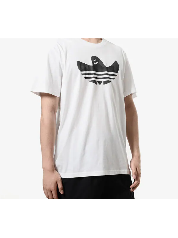 Футболка originals shmoo warp cartoon character short sleeve white Adidas — изображение 4 из 4, белый