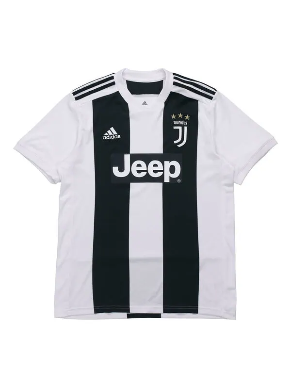 Футболка juventus home replica jerseys 18 19 футбольная команда Adidas — изображение 1 из 4, черный/белый