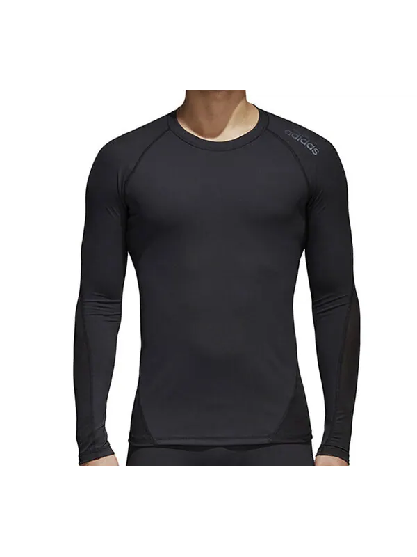 Футболка adidas Alphaskin Spr Training Top Men Black — изображение 3 из 4, черный