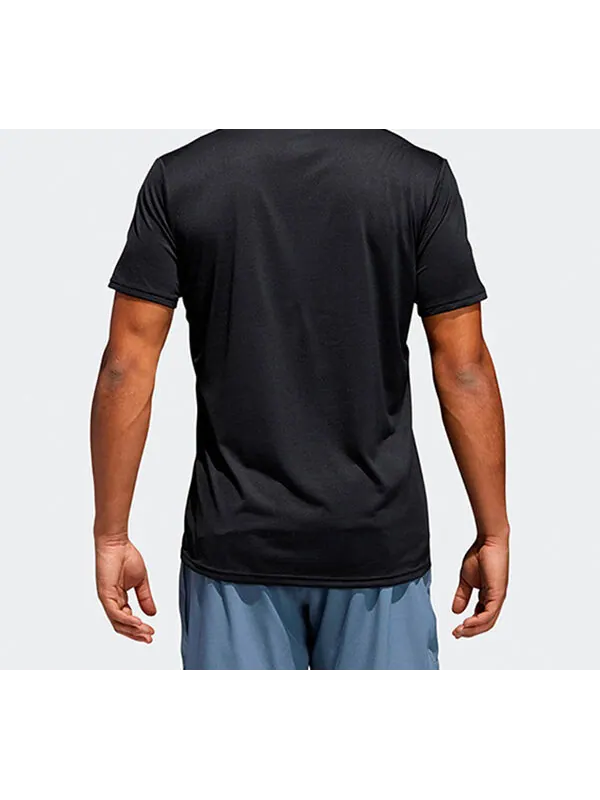Футболка adidas Rs Cooler Ss M Running Short Sleeved Male Black — изображение 4 из 4, черный