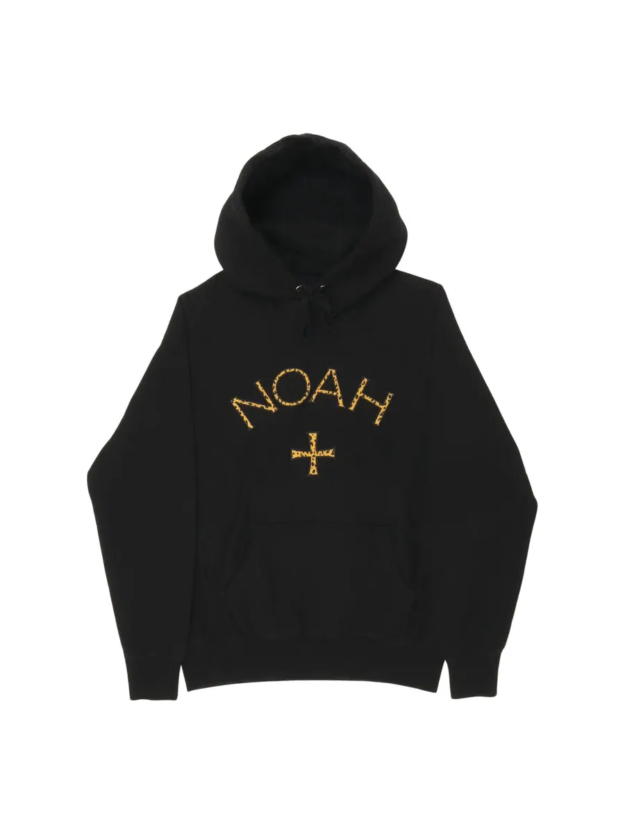 Худи NOAH Cheetah Core Logo Hoodie 'Black' — изображение 1 из 2, черный
