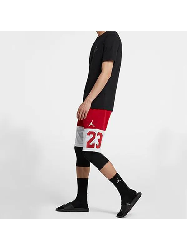 Футболка с принтом на спине баскетбольные с коротким рукавом мужские Air Jordan — изображение 3 из 4, черный