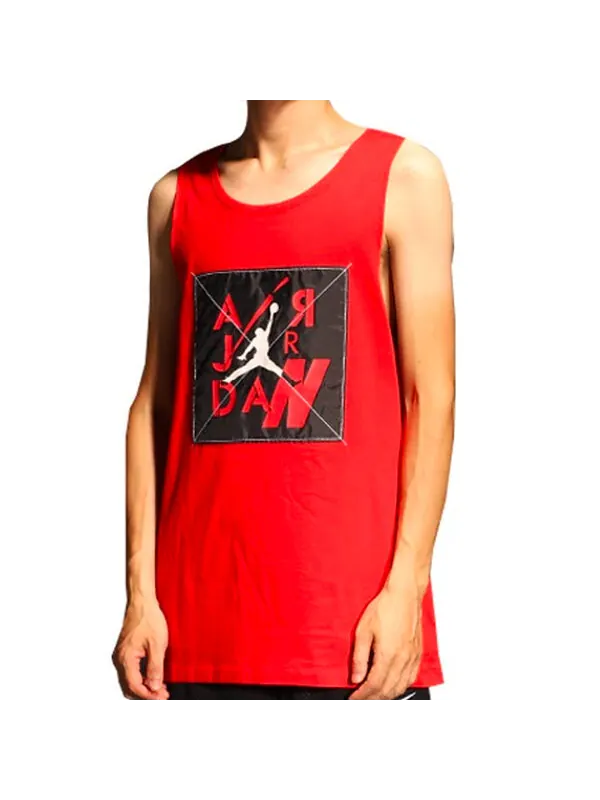 Майка Air Jordan Sports Training Basketball Vest Red — изображение 3 из 4, красный