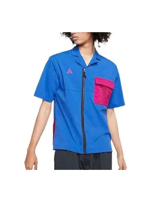 Рубашка lab acg top 'game royal sport fuchsia' Nike — изображение 1 из 3, розовый