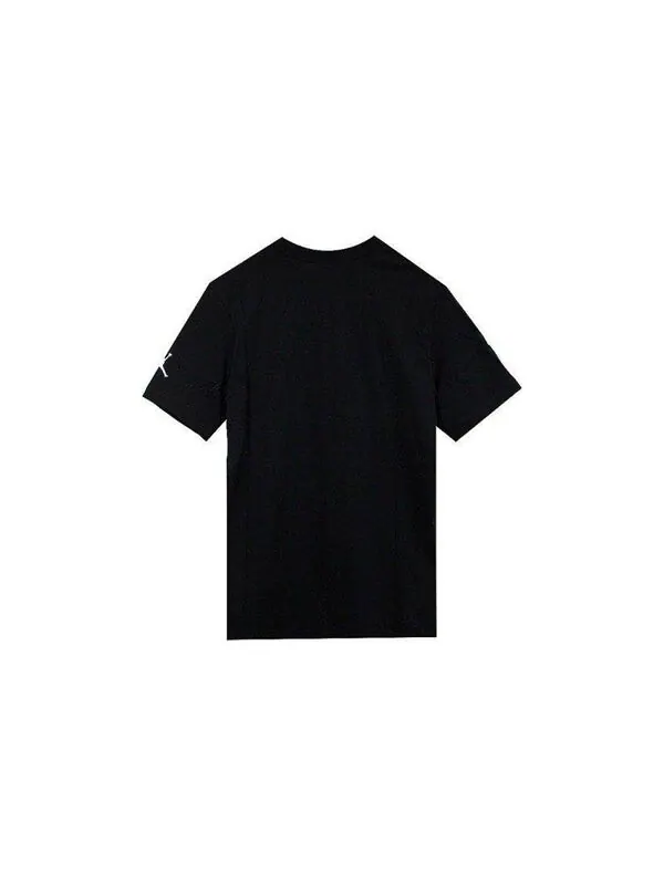 Футболка с принтом «дымоход» с коротким рукавом, азиатская версия, Air Jordan — изображение 2 из 4, черный