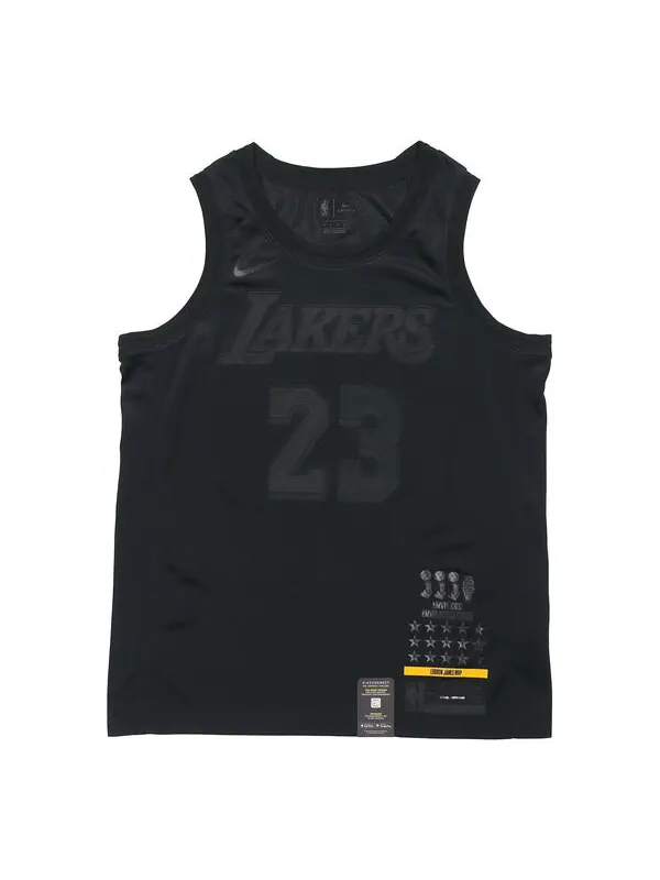 Спортивная футболка connected jersey nba lakers lebron james mvp black Nike — изображение 1 из 4, черный