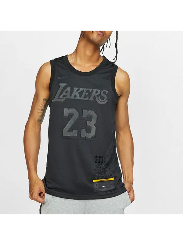 Спортивная футболка connected jersey nba lakers lebron james mvp black Nike — изображение 4 из 4, черный