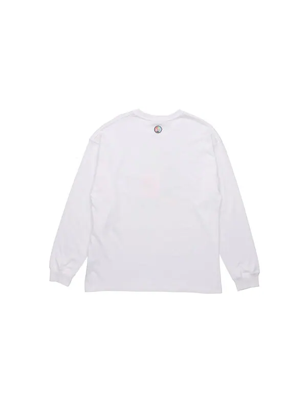Футболка Nike x atmos Long Sleeve T-Shirt White — изображение 2 из 4, белый