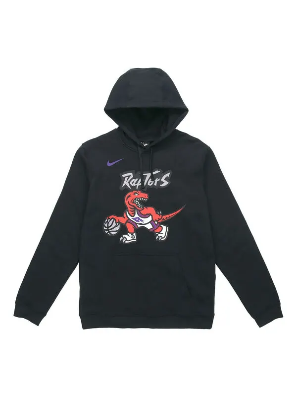 Толстовка Men's Nike NBA Toronto Raptors Fleece Lined Stay Warm Black Pullover — изображение 1 из 4, черный