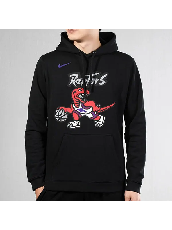 Толстовка Men's Nike NBA Toronto Raptors Fleece Lined Stay Warm Black Pullover — изображение 3 из 4, черный