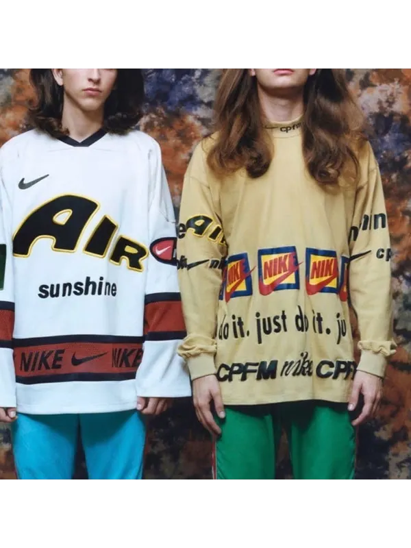 Футболка x cpfm cactus plant flea market men's nrg mo top ls tee Nike — изображение 3 из 3, желтый