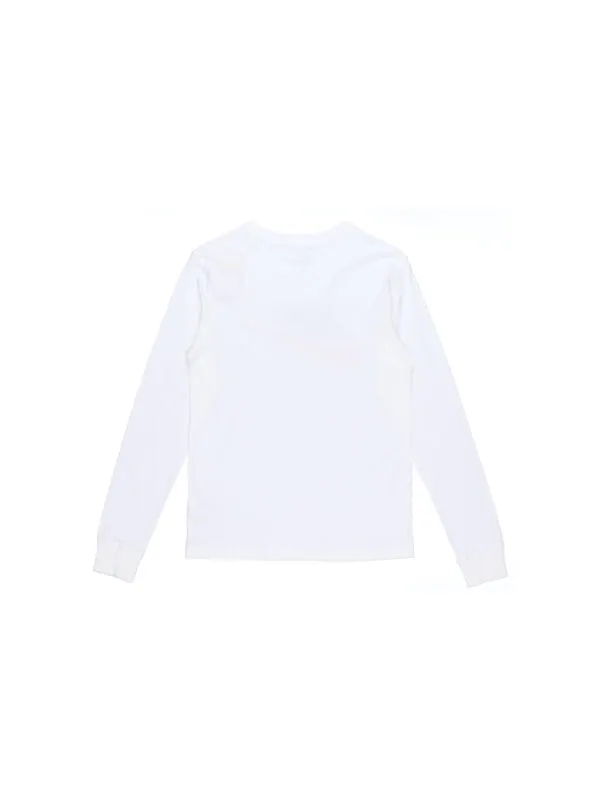Футболка sportswear futura icon logo printed casual collar long sleeved male white Nike — изображение 2 из 4, белый