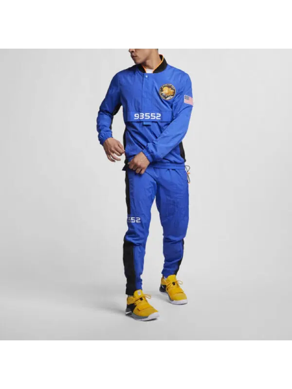 Костюм m nk tracksuit nasa athleisure casual sports suit blue Nike — изображение 3 из 4, синий