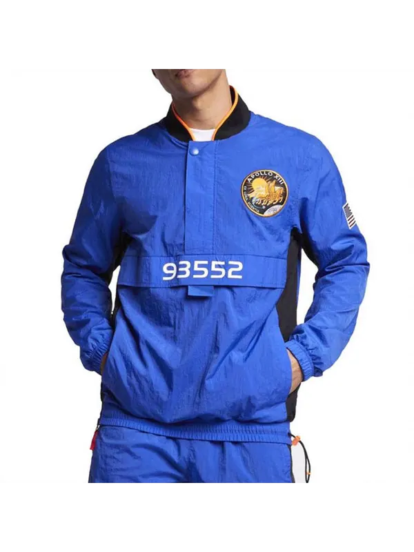 Костюм m nk tracksuit nasa athleisure casual sports suit blue Nike — изображение 4 из 4, синий