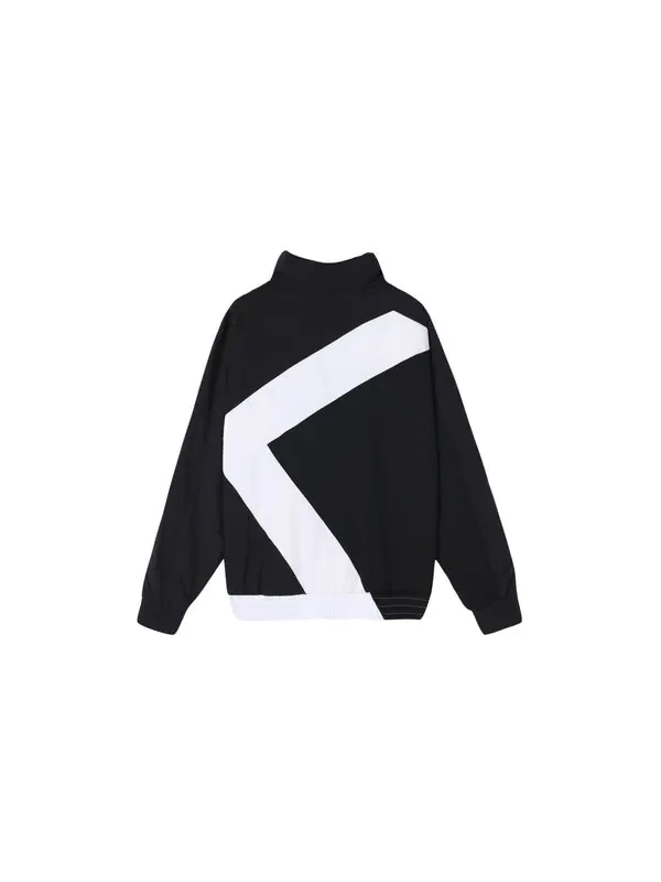 Куртка Air Jordan Wings Diamond Retro Sports Running Training Stand Collar Jacket Black — изображение 2 из 4, черный