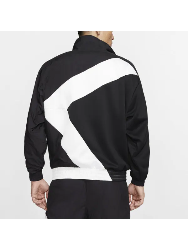 Куртка Air Jordan Wings Diamond Retro Sports Running Training Stand Collar Jacket Black — изображение 4 из 4, черный