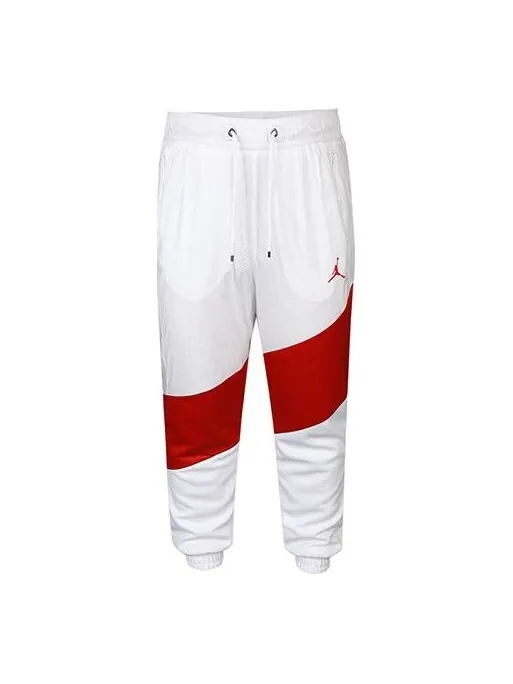 Спортивные штаны Men's Air Jordan Casual Cozy White Sports Pants/Trousers/Joggers — изображение 1 из 4, белый