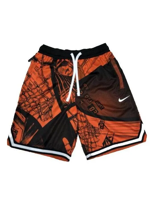 Шорты dri fit high school league comics элитные баскетбольные шорты мужские Nike — изображение 1 из 2, оранжевый