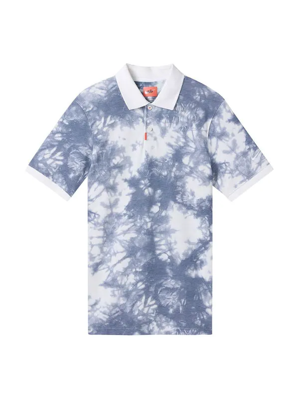 Футболка Nike Sports Golf Short Sleeve Polo Shirt White Blue Whiteblue — изображение 1 из 4, синий