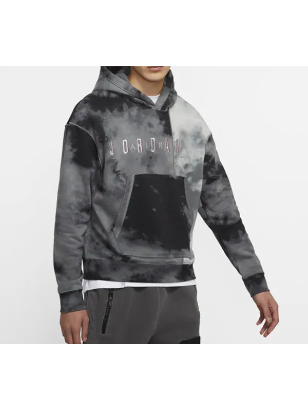 Толстовка Men's Air Jordan Sport DNA DIY Smoke Gray — изображение 3 из 4, серый