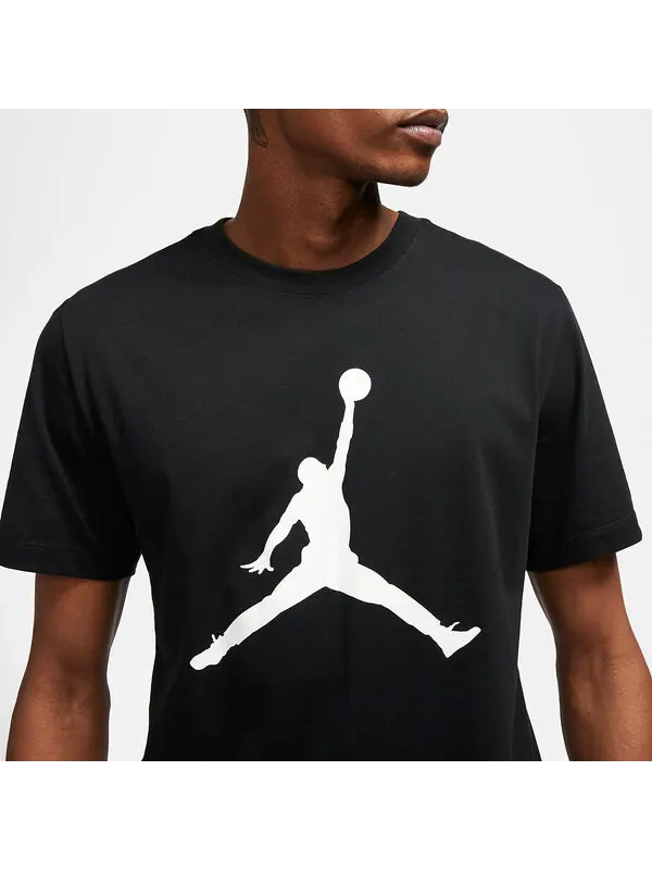 Футболка Air Jordan Jumpman Logo T-shirt 'Black' — изображение 2 из 3, черный/мульти