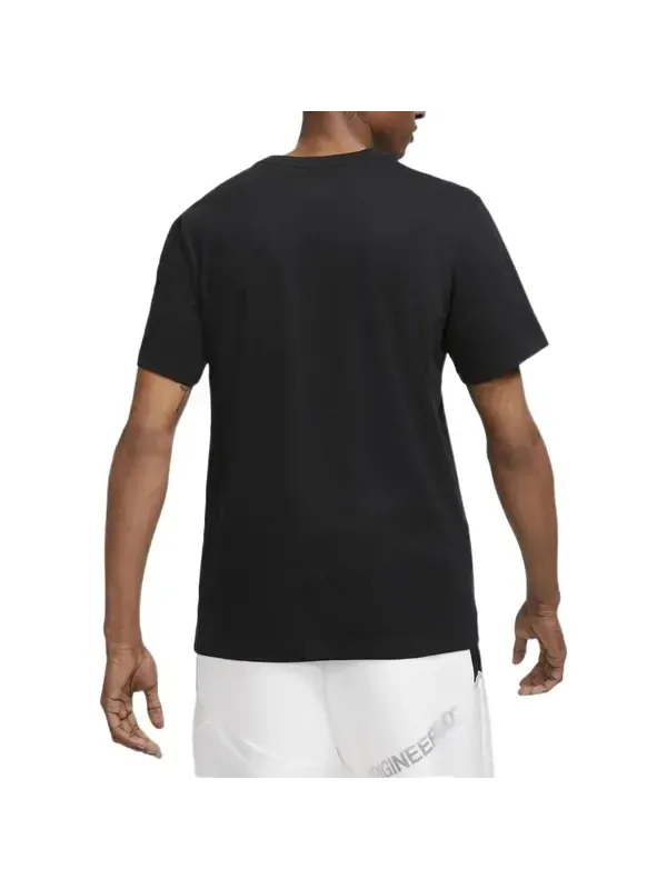 Футболка Air Jordan Jumpman Logo T-shirt 'Black' — изображение 3 из 3, черный/мульти