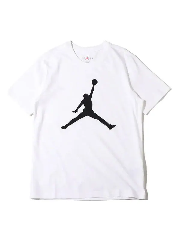 Футболка Men's Air Jordan SS22 Logo Pattern Printing Round Neck Short Sleeve White T-Shirt — изображение 1 из 3, мульти