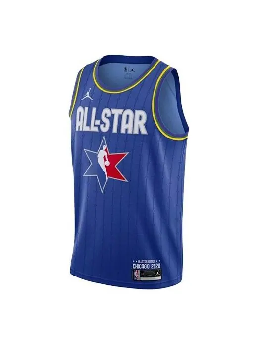 Майка Air Jordan NBA All-Star Edition SW 2020 Jerseys 'Paul George 13' — изображение 1 из 2, синий/мульти
