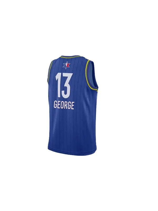 Майка Air Jordan NBA All-Star Edition SW 2020 Jerseys 'Paul George 13' — изображение 2 из 2, синий/мульти