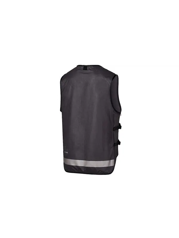 Жилет multi-pocket function trend tooling sports running vest grey gray Nike — изображение 2 из 2, серый
