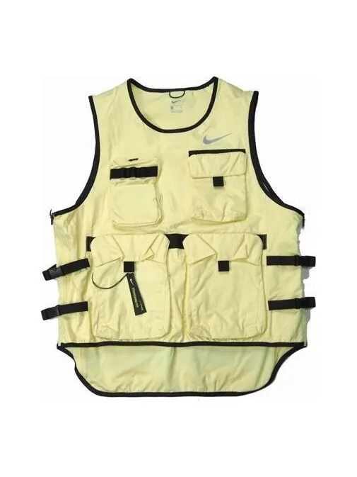 Жилет run ready functional multiple pockets vest fluorescence yellow Nike — изображение 1 из 3, желтый